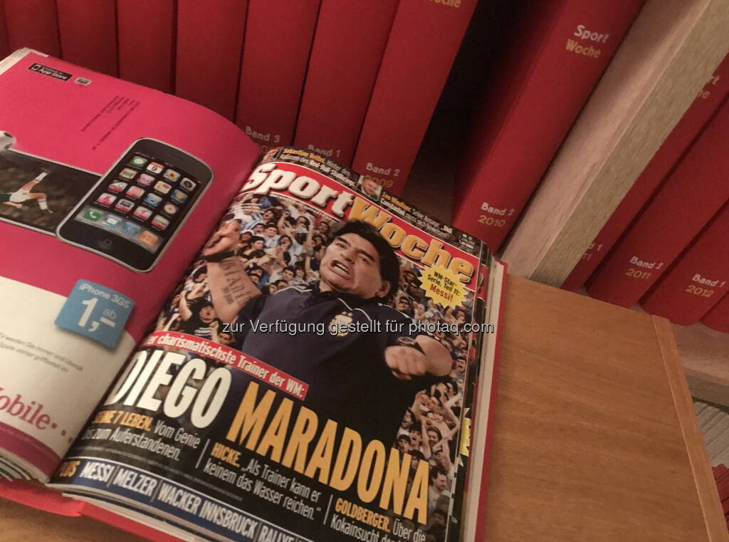 Diego Maradona in der Sport Woche (28.11.2020) 