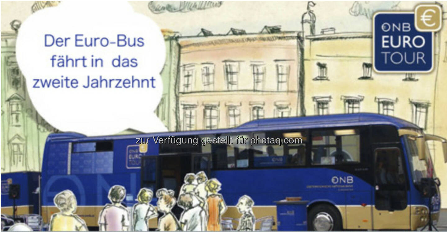 Euro-Bus informiert 31.500 Menschen über den Euro: OeNB - Euro-Bus on tour - http://www.oenb.at/de/rund_ums_geld/bargeldinfrastruktur/eurobus/euro-bus.jsp