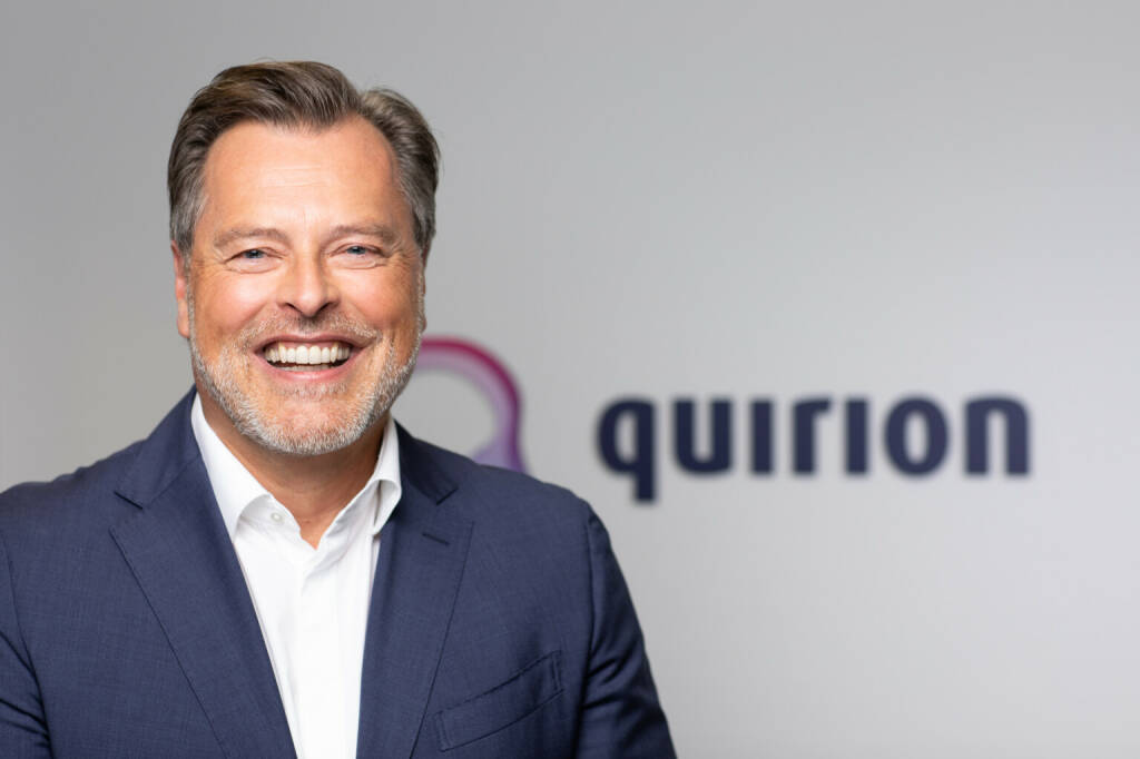 quirion - eine Tocher der Quirin Privatbank AG: quirion schließt Finanzierungsrunde erfolgreich ab und investiert in weiteres Wachstum, Martin Daut, CEO quirion AG, Credit: quirion (13.01.2021) 