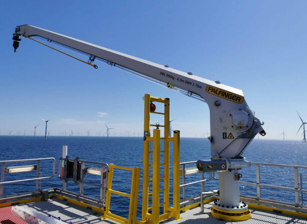 Palfinger Marine: 114 Palfinger Krane für Seagreen Offshore Wind Farm, Credit: Palfinger Marine, © Aussendung (13.01.2021)