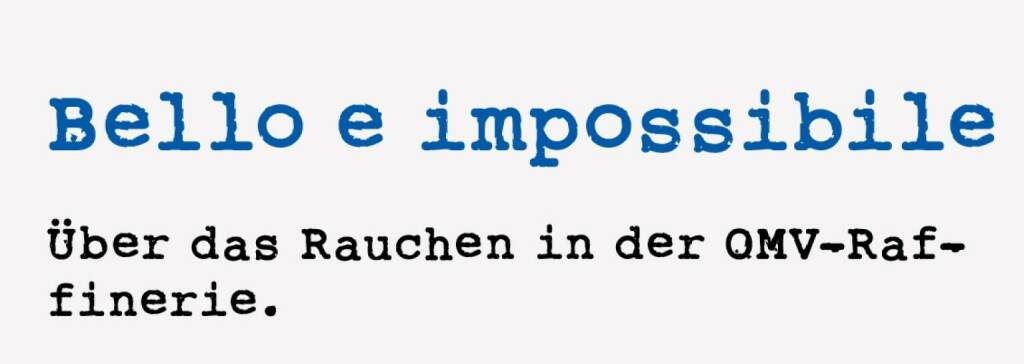 <p><strong>Bello e impossibile&nbsp; &nbsp;</strong></p>
<p><strong>&Uuml;ber das Rauchen in der OMV-Raffinerie.&nbsp;</strong></p>
<p>Einer der liebevollsten, witzigsten und eloquentesten Menschen am Wiener Kapitalmarkt war Hermann Michelitsch. Als langj&auml;hriger Kommunikationschef der &Ouml;MV (in einer Zeit vor Internet und Bloombergk&uuml;rzeln war man auf die zwei P&uuml;nktchen &uuml;ber dem O sehr stolz) hatte er stets viel um die Ohren, weil er sich - wie gerade ich das ja besonders liebe - zus&auml;tzlich dem Sportsponsoring und dessen Einbau in umfassende Kommunikations-konzepte verschrieben hat. Da war er Pionier, der Meister der Aktionen abseits des Mainstreams. Aktionen, an die man sich erinnert.&nbsp;</p>
<p>Wir haben uns in seinen sp&auml;ten Jahren &ouml;fters stundenlang unterhalten (Michelitsch ist 2015 im 76. Lebensjahr verstorben) und meine Lieblingsgeschichte ist eine aus 1986, mein Maturajahr und das Jahr vor dem B&ouml;rsengang der &Ouml;MV:&nbsp; Damals, 1986, hatte Michelitsch den Videodreh von Gianna Nannini in der &Ouml;MV-Raffinerie Schwechat zu betreuen. Es ging um die Bilder zu einem Welthit: Bello e impossibile.&nbsp;</p>
<p>Die Story, die Michelitsch k&ouml;stlich aufbaute: Er hatte zwischenzeitlich immer wieder Presseanfragen und konnte nicht so recht aufpassen und nat&uuml;rlich hatte er auf das absolute Rauchverbot (was bei Raffinerie-Luft ja nicht verkehrt ist) hingewiesen, aber einer der Herren aus Giannas Band musste sich pl&ouml;tzlich unbedingt eine anheizen. Gedachtes Aaarrghhh. In ihm - Michelitsch - habe es in der Sekunde das Kopfkino namens &bdquo;Oh F&hellip;., jetzt fliegt uns die ganze H&uuml;tte in die Luft&ldquo; gespielt. Aber ein laut ausgesprochenes Aaarrghhh, ein schneller Sprint zum &Uuml;belt&auml;ter, der dann behutsamst ausd&auml;mpfte. Schwein gehabt. Ich hab mir dann nach unserem Treffen (ich glaube ca. 2012) das Video, das ich als 18j&auml;hriger x-fach gesehen habe (gab ja ausser Wurlitzer nix), &uuml;ber Youtube erneut gegeben. Und ich sage nur: Schaut Euch das &Ouml;MV-Setup an. Herrlich.</p> (18.01.2021) 