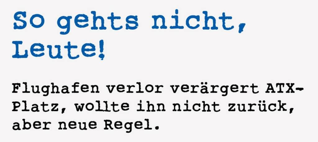 <p><strong>So gehts nicht,&nbsp;</strong><strong>Leute!&nbsp;</strong></p>
<p><strong>Flughafen verlor ver&auml;rgert ATX-Platz, wollte ihn nicht zur&uuml;ck, aber neue Regel.</strong></p>
<p>Und noch eine &auml;hnlich gelagerte Geschichte. Sie ereignete sich rund um die ATX-Umstellung im Fr&uuml;hjahr 2016. AT&amp;S hatte&nbsp; damals den Flughafen Wien verdr&auml;ngen k&ouml;nnen, wenn man den Rang 25 im Marktkapitalisie-rungs-Ranking schafft. Und zwar am Stichtag Monats-ultimo Februar. Ich hatte damals als gro&szlig;er Index-Fan darauf hingewiesen, dass man als Institutioneller die Index-Zukunft antizipieren kann und wenn man viel kauft, gerade das f&uuml;r einen ATX-Rang sorgen k&ouml;nnte. Durch Kursanstieg der AT&amp;S-Aktie.&nbsp;</p>
<p>Gekommen ist es anders: Die AT&amp;S schaffte es in den ATX, aber nicht aus eigener St&auml;rke, sondern weil die Palfinger-Aktie in der Schlussrunde abgef&uuml;llt wurde (selbst ohne ATX-Chance, weil zu wenig durchschnittliches Handelsvolumen) und so quasi die Top25-T&uuml;r f&uuml;r AT&amp;S &ouml;ffnete.&nbsp;</p>
<p>Als ich dann am Wochenende auf eine APA-Meldung, die der Flughafen Wien veranlasst hat, hingewiesen wurde, klang das zun&auml;chst einmal gar nicht so l&auml;ssig: &bdquo;... wie der Flughafen-Sprecher weiter ausf&uuml;hrte, sei diese Vorgangsweise sogar schon im Vorfeld von einem B&ouml;rsenjournalisten angek&uuml;ndigt worden, n&auml;mlich, dass AT&amp;S durch Wertpapierorders in den ATX gebracht werden solle.&ldquo;&nbsp;</p>
<p>Da habe ich dann mit meinem langj&auml;hrig lieben <br />Freund beim Flughafen telefoniert. &bdquo;Solle&ldquo; wars nicht, sondern &bdquo;k&ouml;nne&ldquo;. Ich hatte lediglich auf die bizarre Konstellation hingewiesen. Und vgl. Punktlandung Telekom: So ein Hinweis kann es f&uuml;r Ausf&uuml;hrende auch <br />schwieriger machen. Von tats&auml;chlichem Wissen &uuml;ber Orders bin ich ja sowieso weit weg. Einfach ein Statistiker. Ausserdem: Wer ist so bl&ouml;d und erz&auml;hlt solch ein Vorhaben einem Medium?</p>
<p>Mir hat dann extrem gut die weitere Flughafen-Formulierung gefallen: &bdquo;Wir wollen mit der Untersuchung nicht bewirken, dass die Flughafen-Aktie wieder hineinkommt. Wir wollen aber eine &Auml;nderung der Indexbestimmungen erreichen&ldquo;.&nbsp;</p>
<p>Und der Vorfall wurde tats&auml;chlich Anlass f&uuml;r eine Regelwerks&auml;nderung.&nbsp; Der Flughafen-Input nach einem Durchrechnungszeitraum und nicht einem punktuellen Vorfall wurde von der B&ouml;rse aufgenommen. Und das in einer Professionalit&auml;t (VWAP), bei der nicht nur die Kurse, sondern auch die Ums&auml;tze einer Kursbildung gewichtet wurden. Ginge noch immer nachzurechnen, ist aber m&uuml;hsamer geworden.</p>
<p>Im Zuge der September-Umstellung 2017 ist es beispielsweise auch ganz ganz eng zugegangen mit Agrana und Do&amp;Co oder auch im September 2020 mit Telekom Austria und EVN.</p> (18.01.2021) 