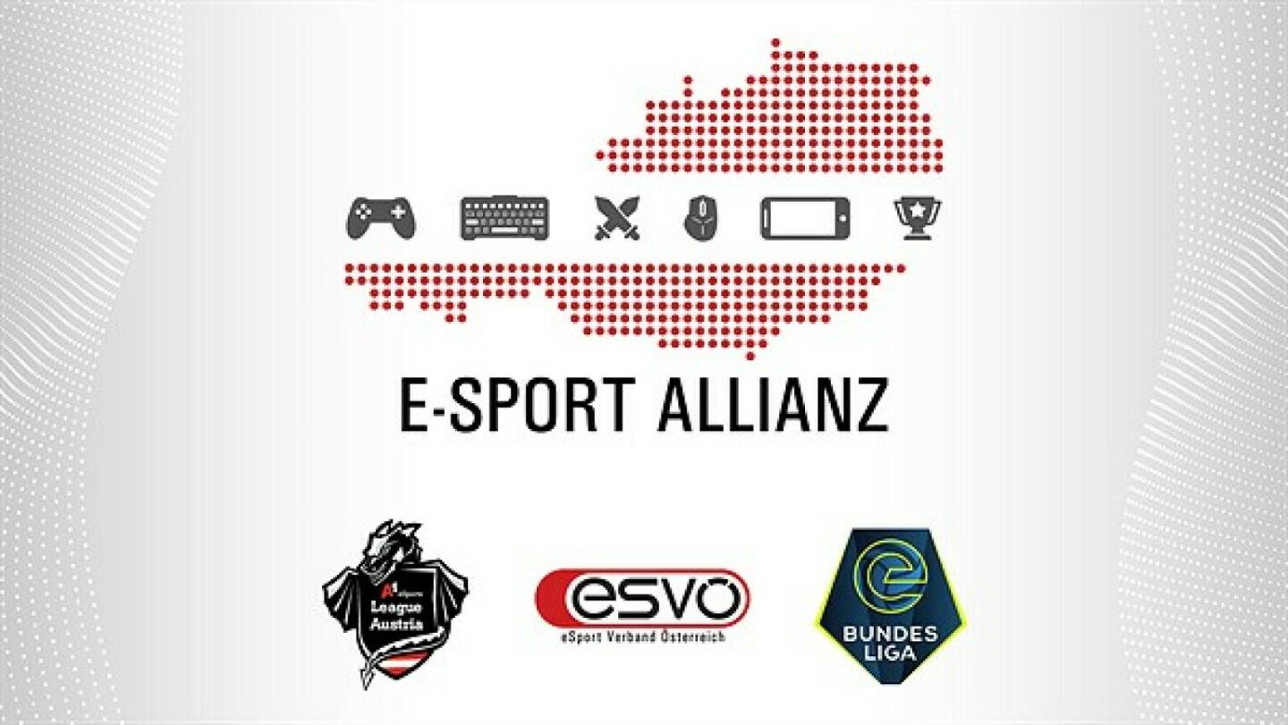 
Pressebild
„Gemeinsam für den E-Sport“: Die größten heimischen E-Sport Stakeholder gründen die E-Sport Allianz Österreich
ESVÖ, eBundesliga und A1 eSports League sind Gründungsmitglieder; Credit: A1