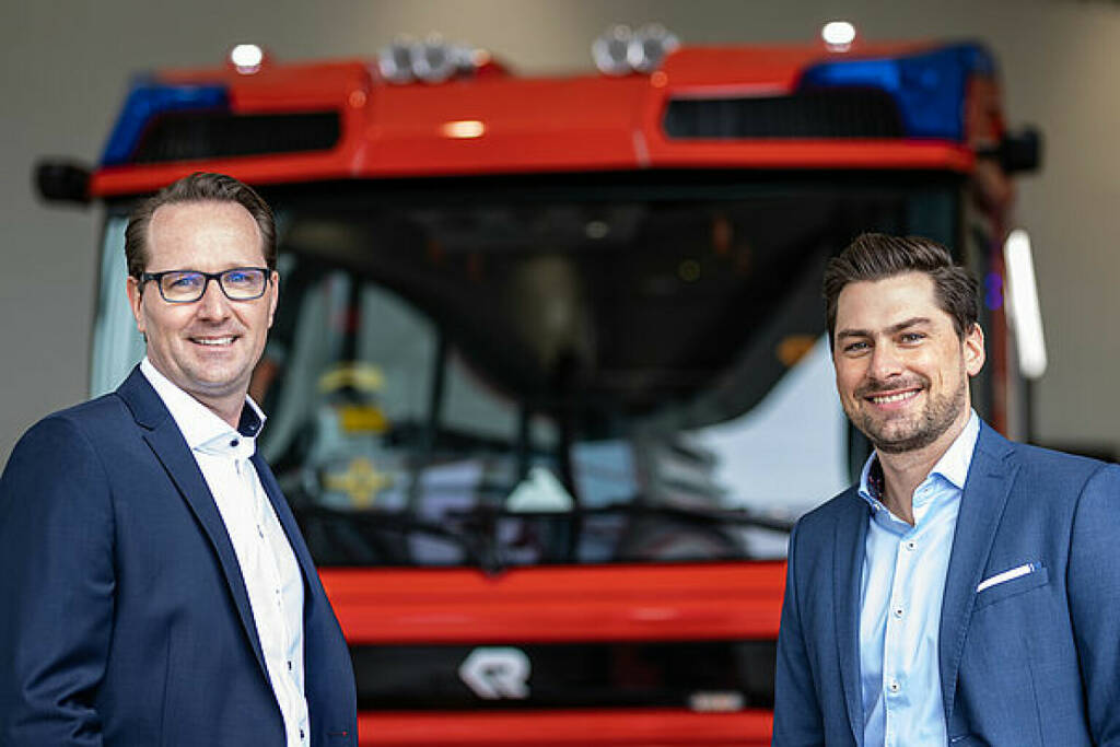 Markus Schachner und Michael Kaiser leiten die Rosenbauer E-Technology Development GmbH, Credit: Rosenbauer, © Aussender (02.02.2021) 