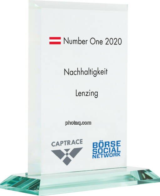 Number One Awards 2020 - Nachhaltigkeit Lenzing, © photaq (05.02.2021) 
