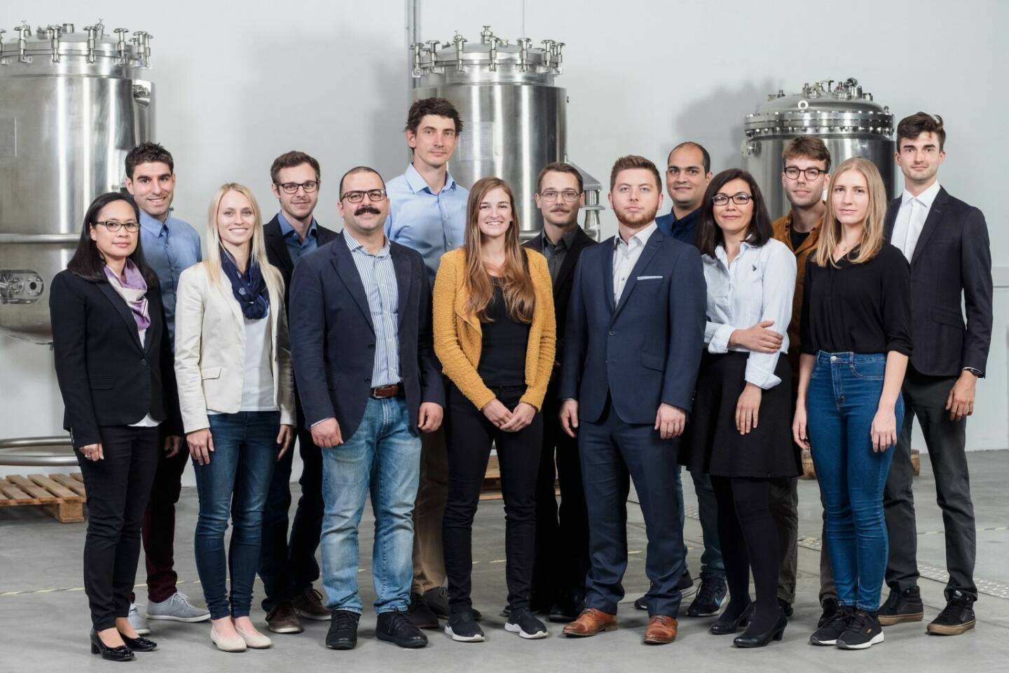 Das österreichische Biotechunternehmen Evologic Technologies GmbH konnte eine Finanzierungsrunde über 2,5 Millionen Euro erfolgreich abschließen. im Bild: Evologic Technologies Team, Credit: Michael Gizicki