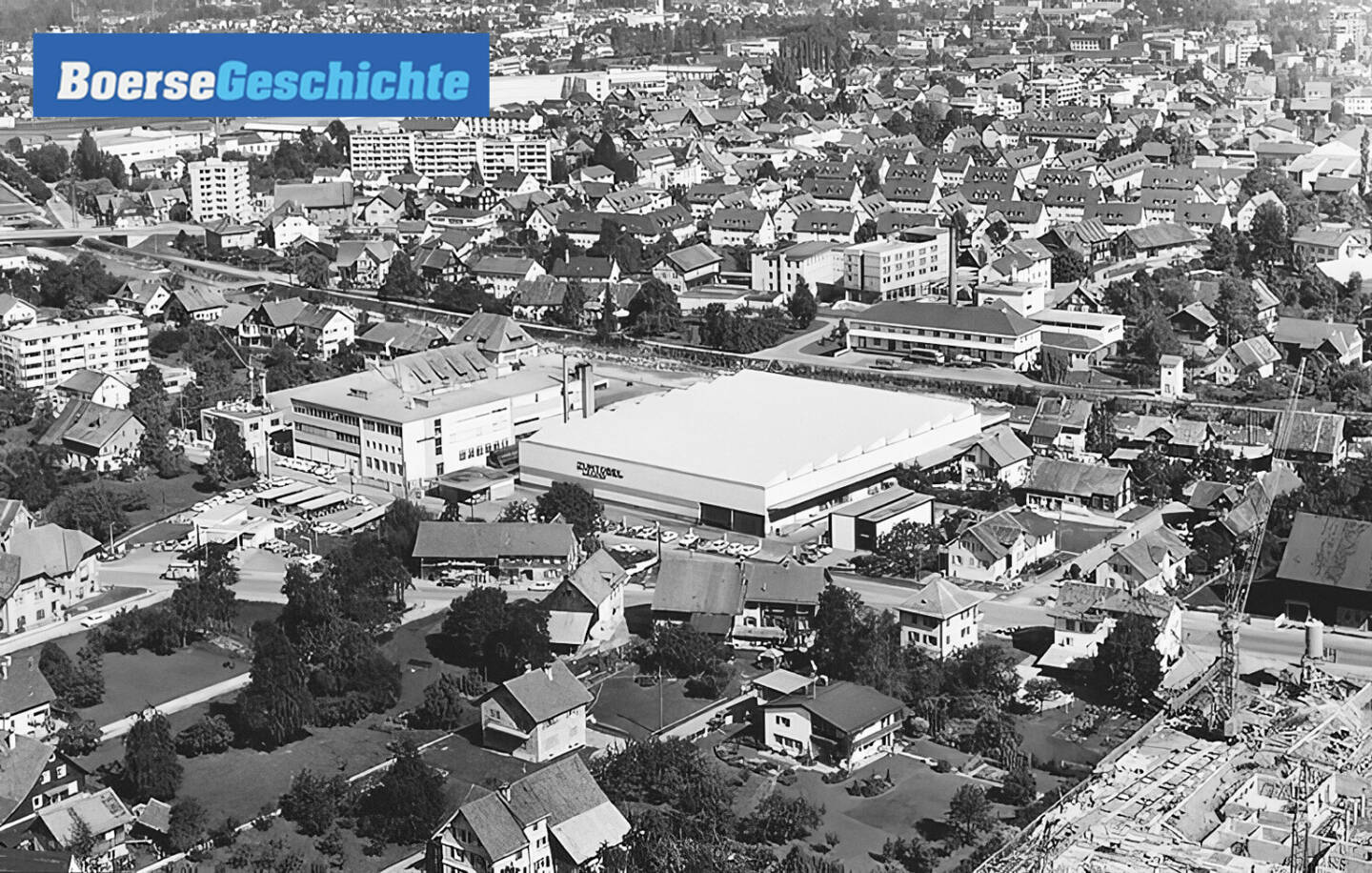 #boersegeschichte #ZGfact no. 9: Do you recognise this place? It’s a picture of our first plant in Dornbirn taken after the construction was finished in 1970. Today it is the home of our all-new Light Forum opened last year in November.