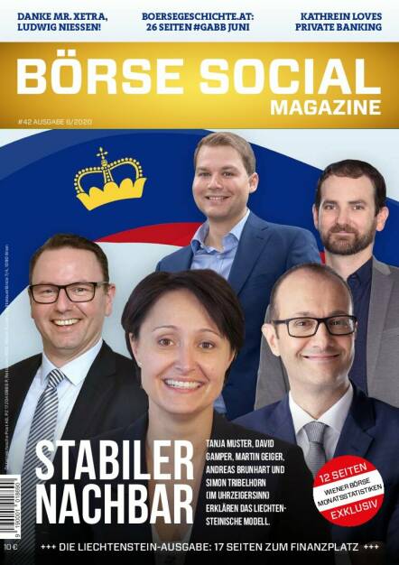 Magazine #42 - Juni 2020: Liechtenstein ist in Finanzdingen ein Vorbild, eine Zusammenfassung von Standing und Strukturen war uns das Cover wert (19.02.2021) 