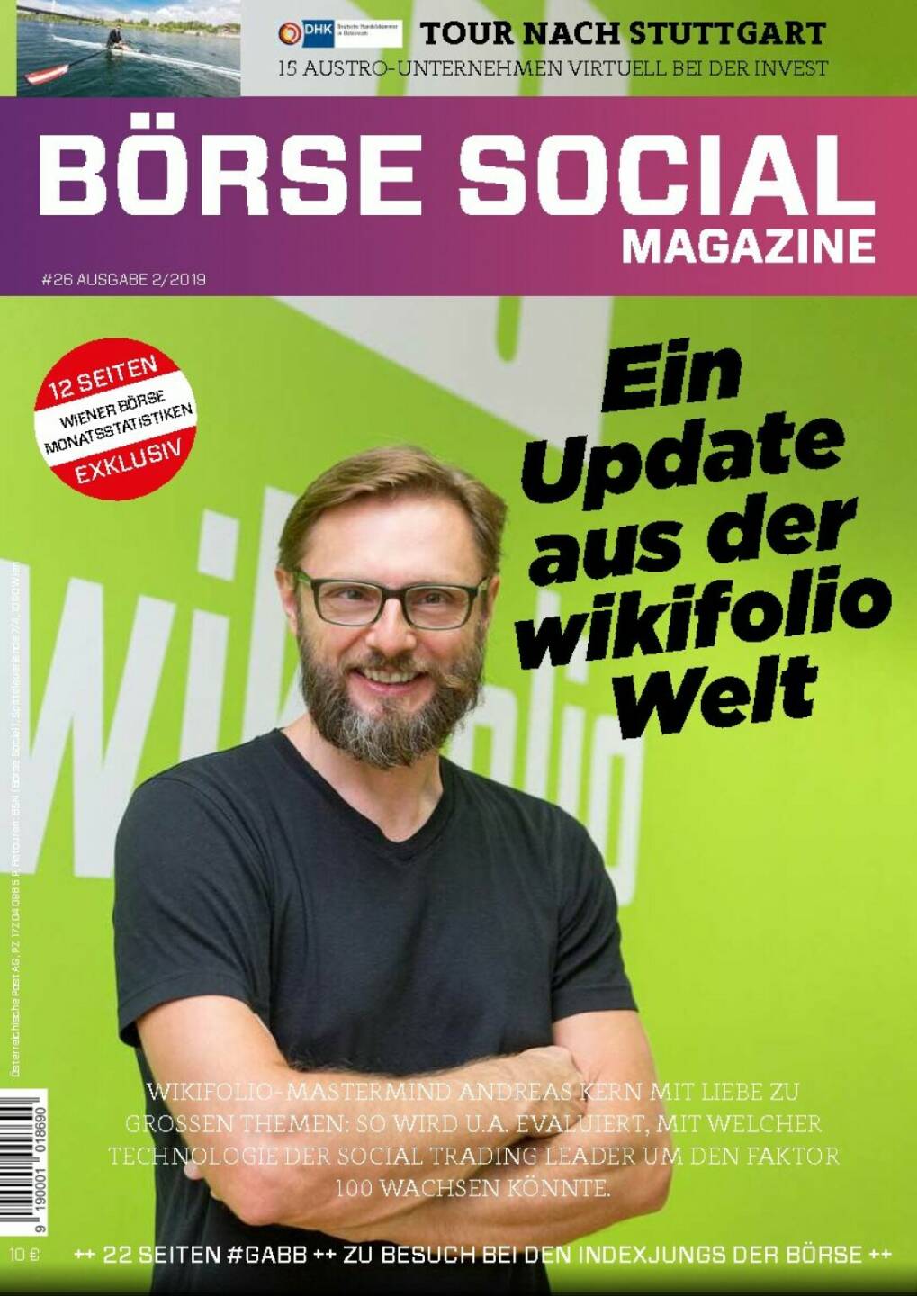 Magazine #26 - Februar 2019: Andreas Kern machte wikifolio zu einem europaweit führenden Player im Social Trading 