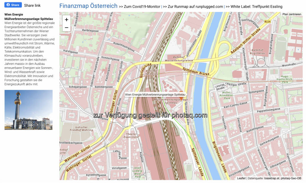 Wien Energie Müllverbrennungsanlage Spittelau auf http://www.boerse-social.com/finanzmap (22.02.2021) 