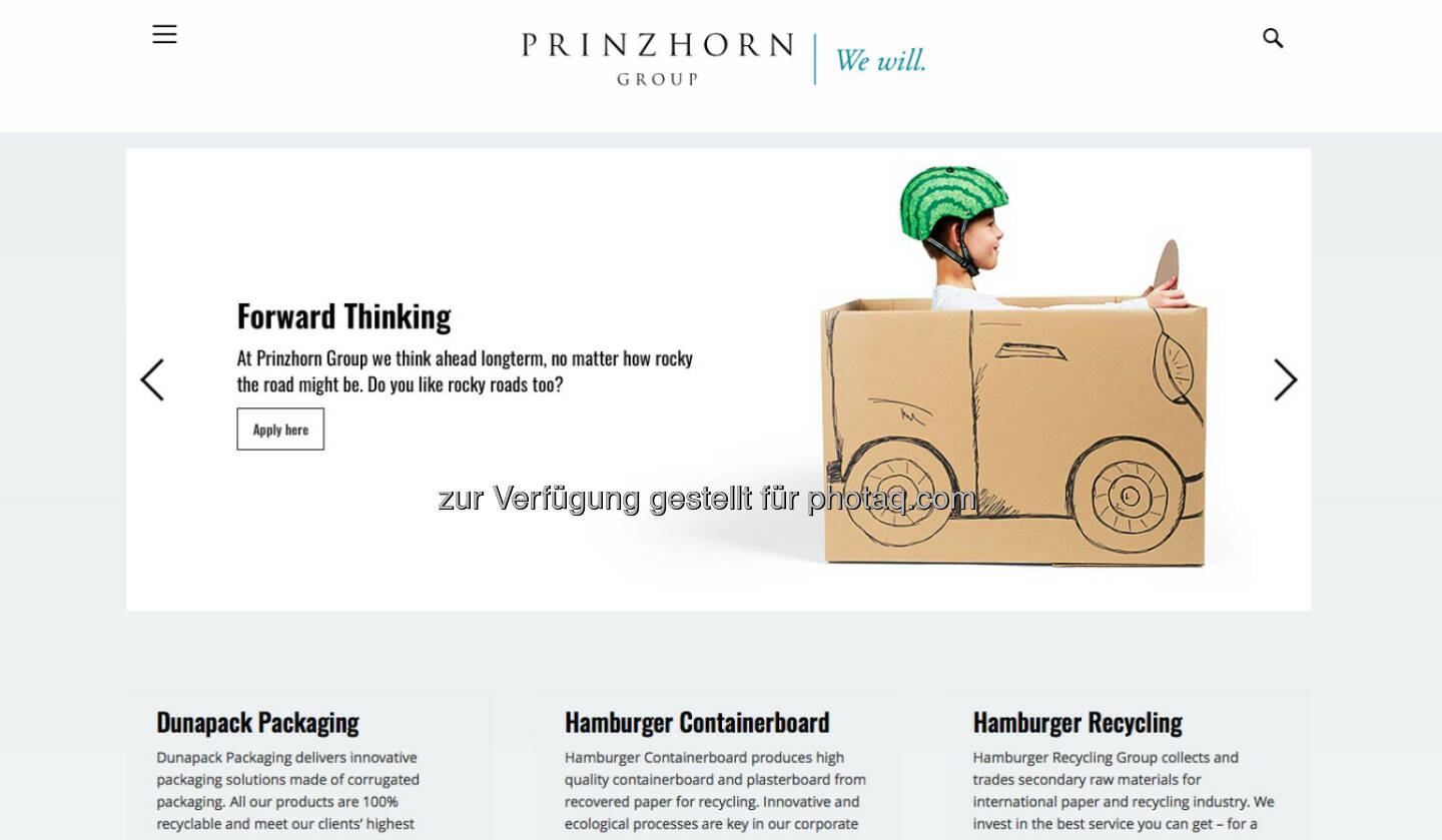 Prinzhorn (Bild: Screenshot Homepage Prinzhorn Februar 2021)