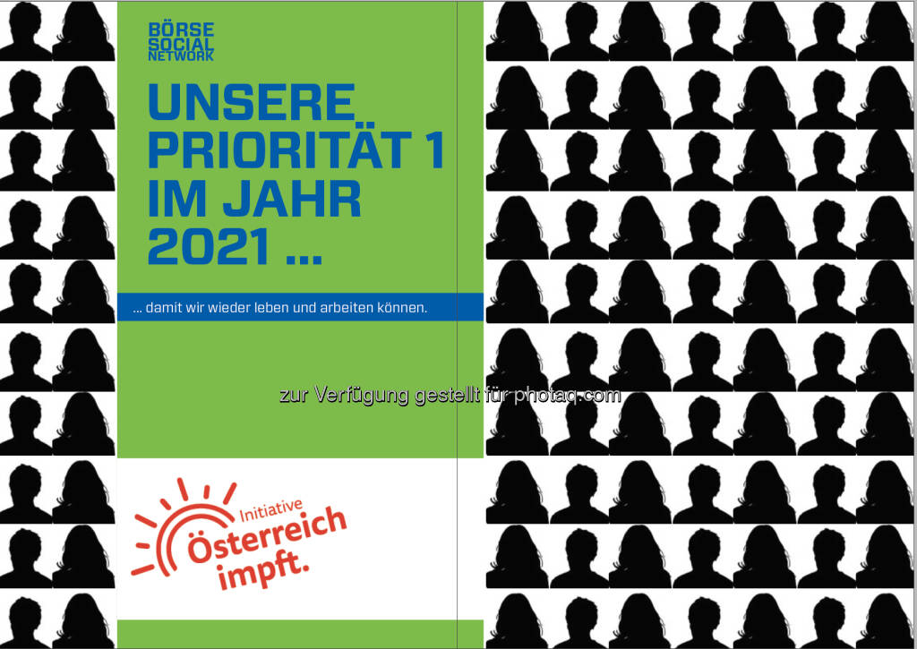 Börse Social Network für Initiative Österreich impft (08.03.2021) 