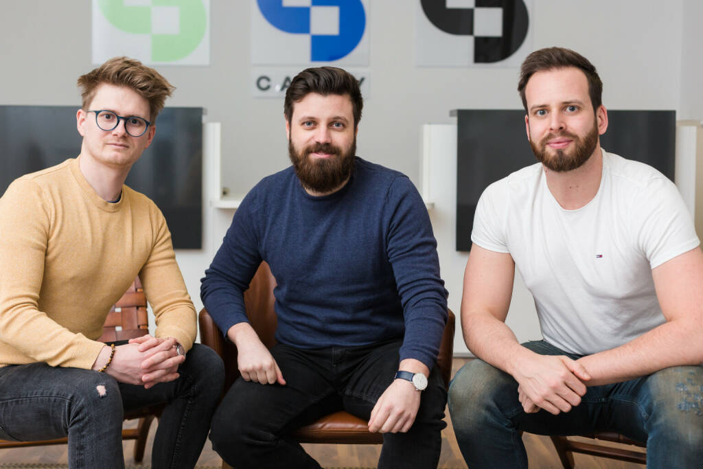 Fintech CASHY erhält Millioneninvestment für digitale Bewertung von Wertgegenständen v.l.n.r.: Cashy GmbH: Florian Sulzer, Patrick Scheucher, Thomas Mang, © Philipp Lipiarski (09.03.2021) 