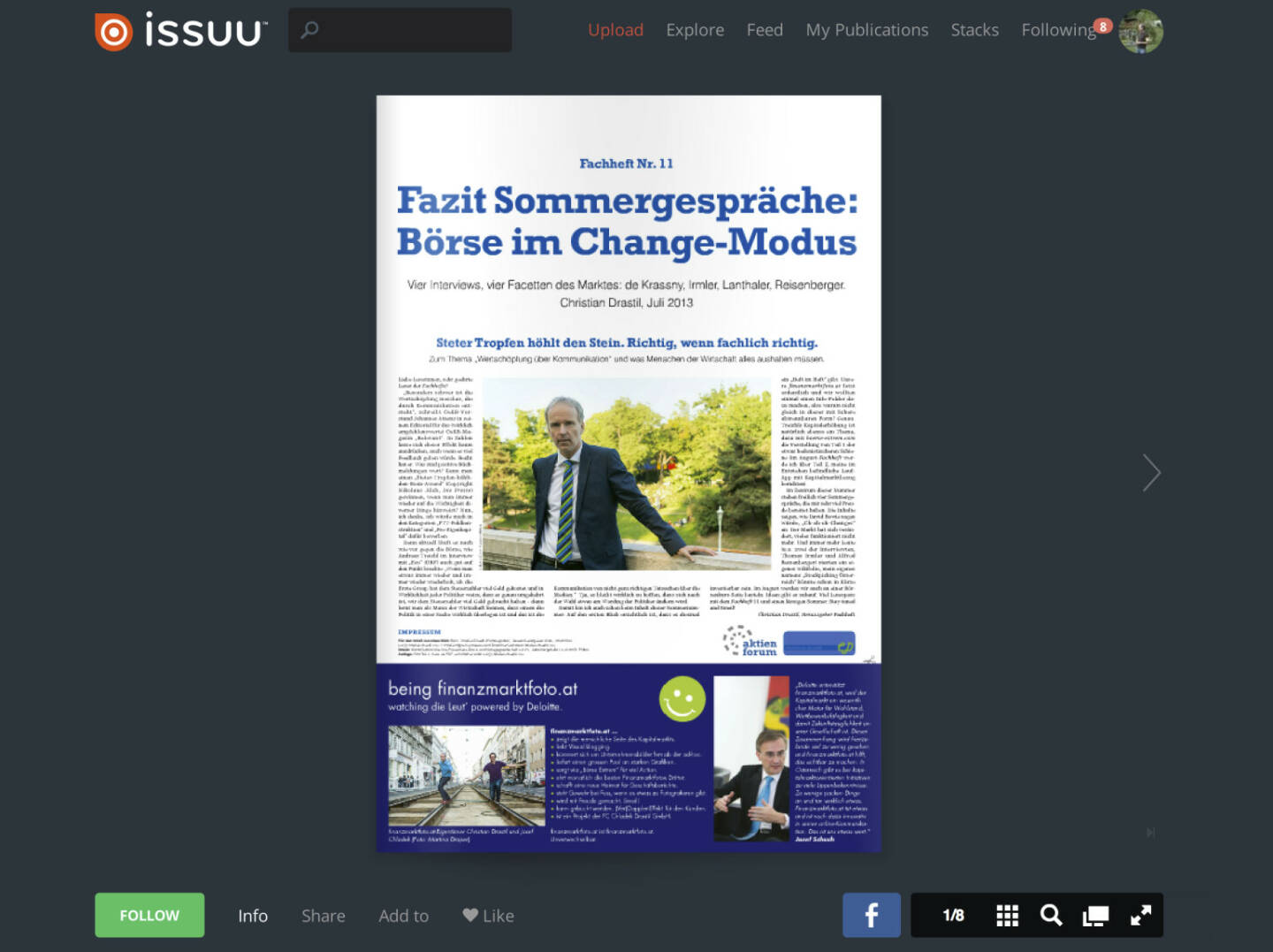 Seite 1 - Editorial von Christian Drastil - Download http://www.christian-drastil.com/fachheft11