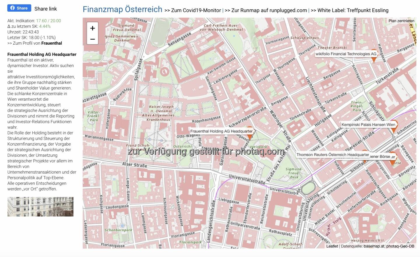 Frauenthal Holding Headquarter auf http://www.boerse-social.com/finanzmap