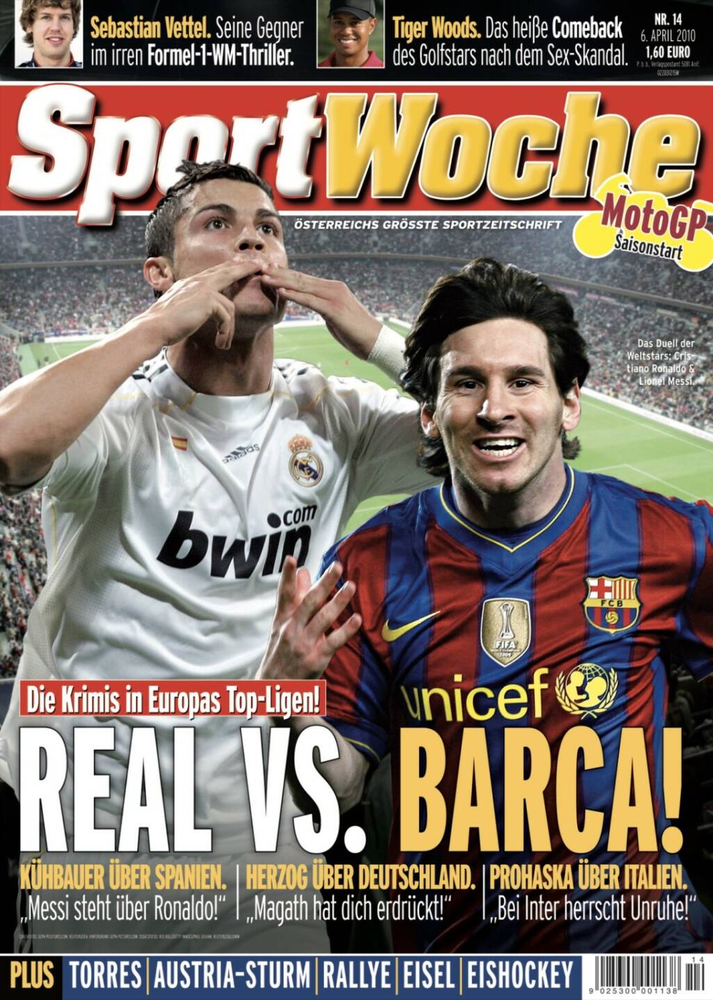 Sportwoche Nr 14, 6. April 2010:
