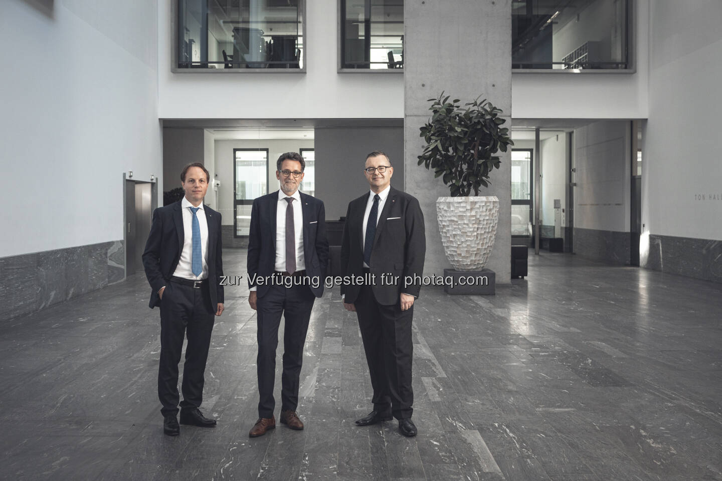 BTV: Markus Perschl, Gerhard Burtscher (Vorstandsvorsitzender), Mario Pabst: Fotocredit: Fasching Fotografie