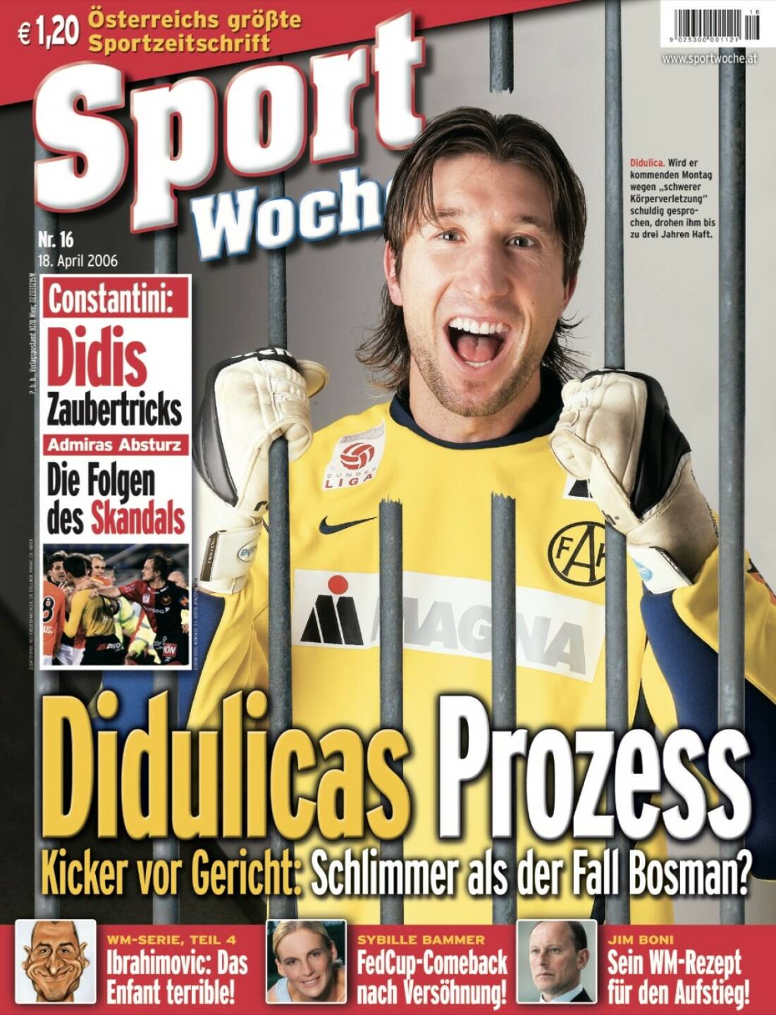 Sportwoche Nr 16, 18. April 2006