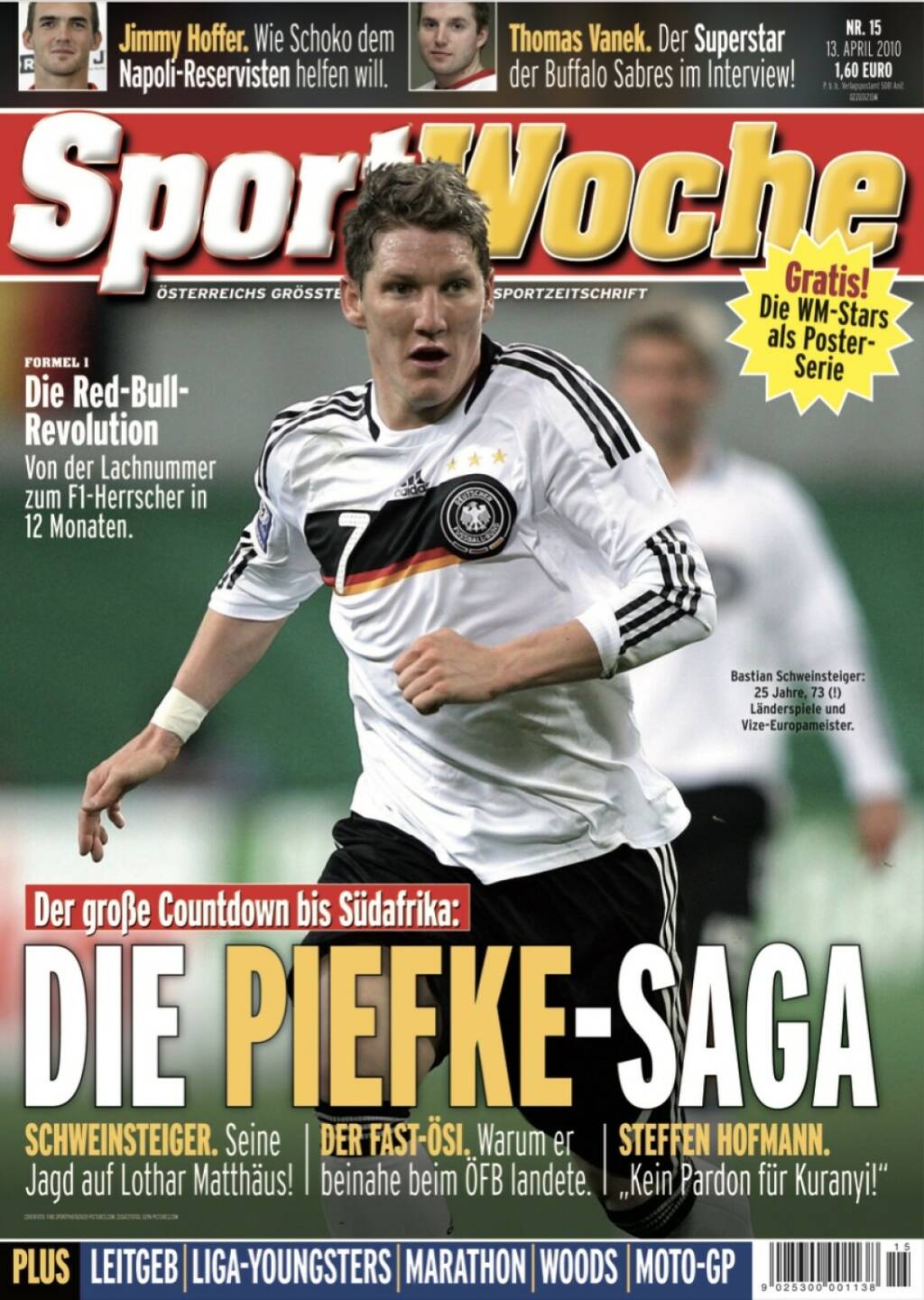 Sportwoche Nr 15, 13. April 2010