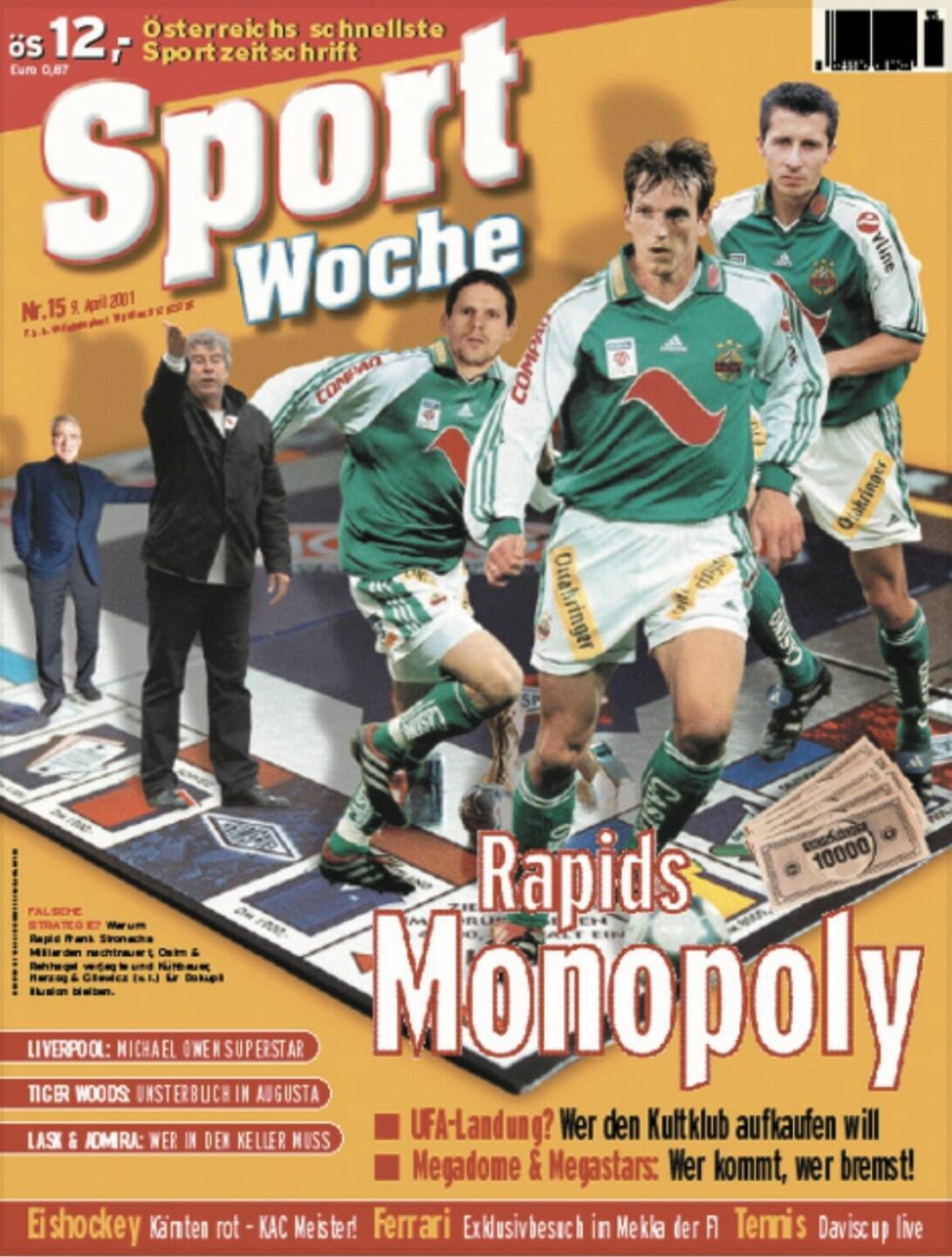 Sportwoche Nr 15, 9. April 2001