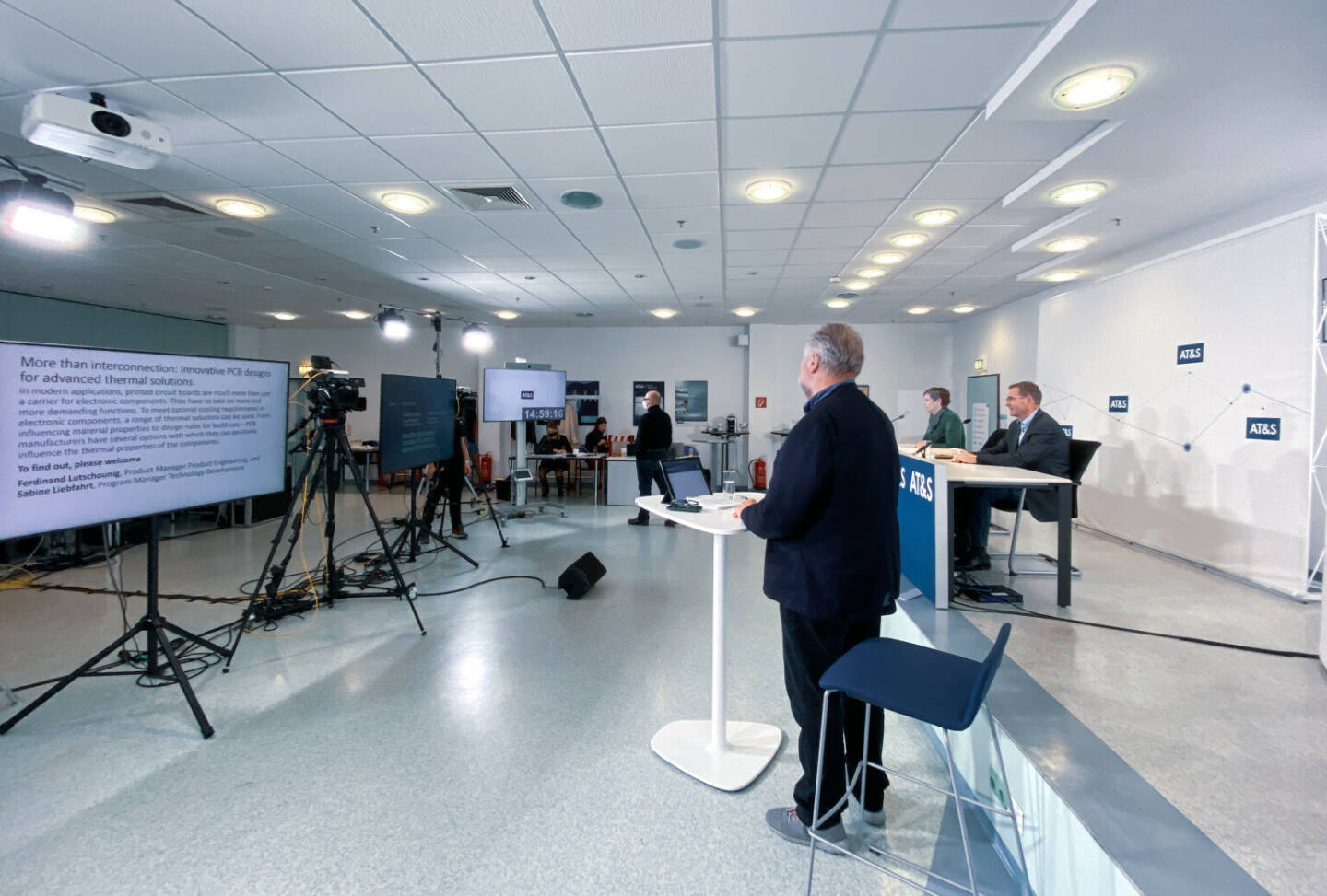 Mehr als 200 Teilnehmer, ein fantastisches Feedback und wirklich spannende und zum Teil exklusive News und Informationen f&uuml;r die Kunden von AT&S. &bdquo;Unsere ersten virtuellen TechDays Europe waren ein Riesenerfolg&ldquo;, sagt Peter Schneider, CSO der AT&S AG. Credit: AT&S