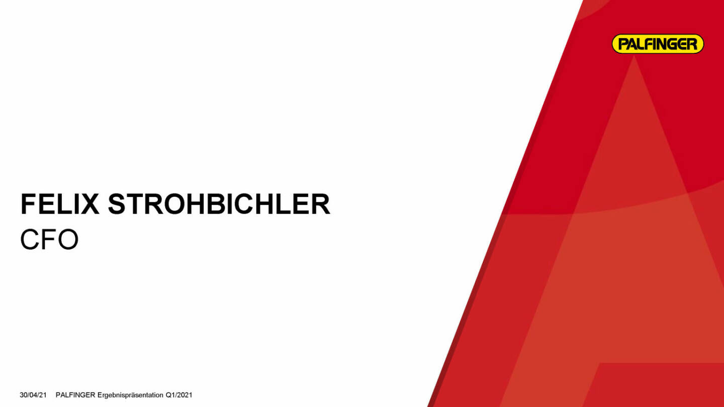 Palfinger - Felix Strohbichler CFO