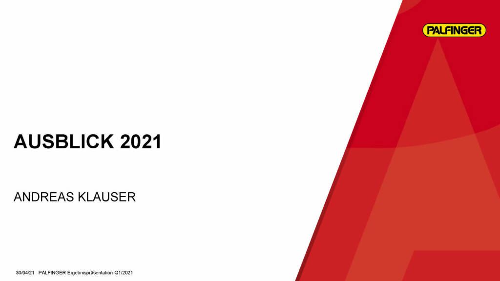 Palfinger - Ausblick 2021 (03.05.2021) 