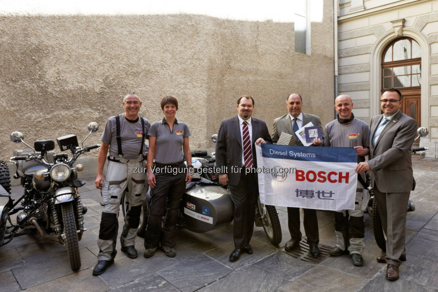 Frank Eichel (Bosch) reist 20.000 km mit dem Motorrad zum neuen Arbeitsplatz, von Wuxi in China nach Jihlava in Tschechien (Bild: Bosch)