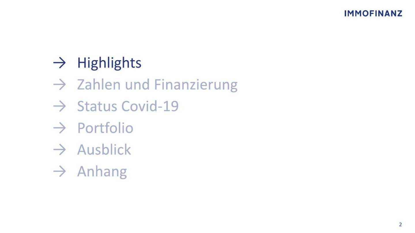 Immofinanz - Highlights