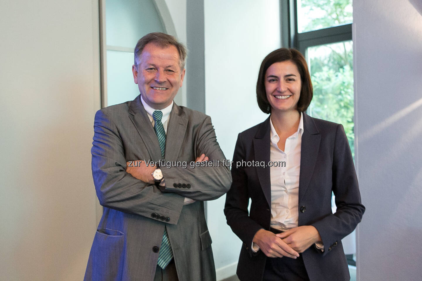 Eduard Zehetner (CEO Immofinanz), Birgit Noggler (CFO Immofinanz)