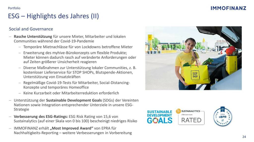 Immofinanz - ESG - Highlights des Jahres (II) (09.05.2021) 