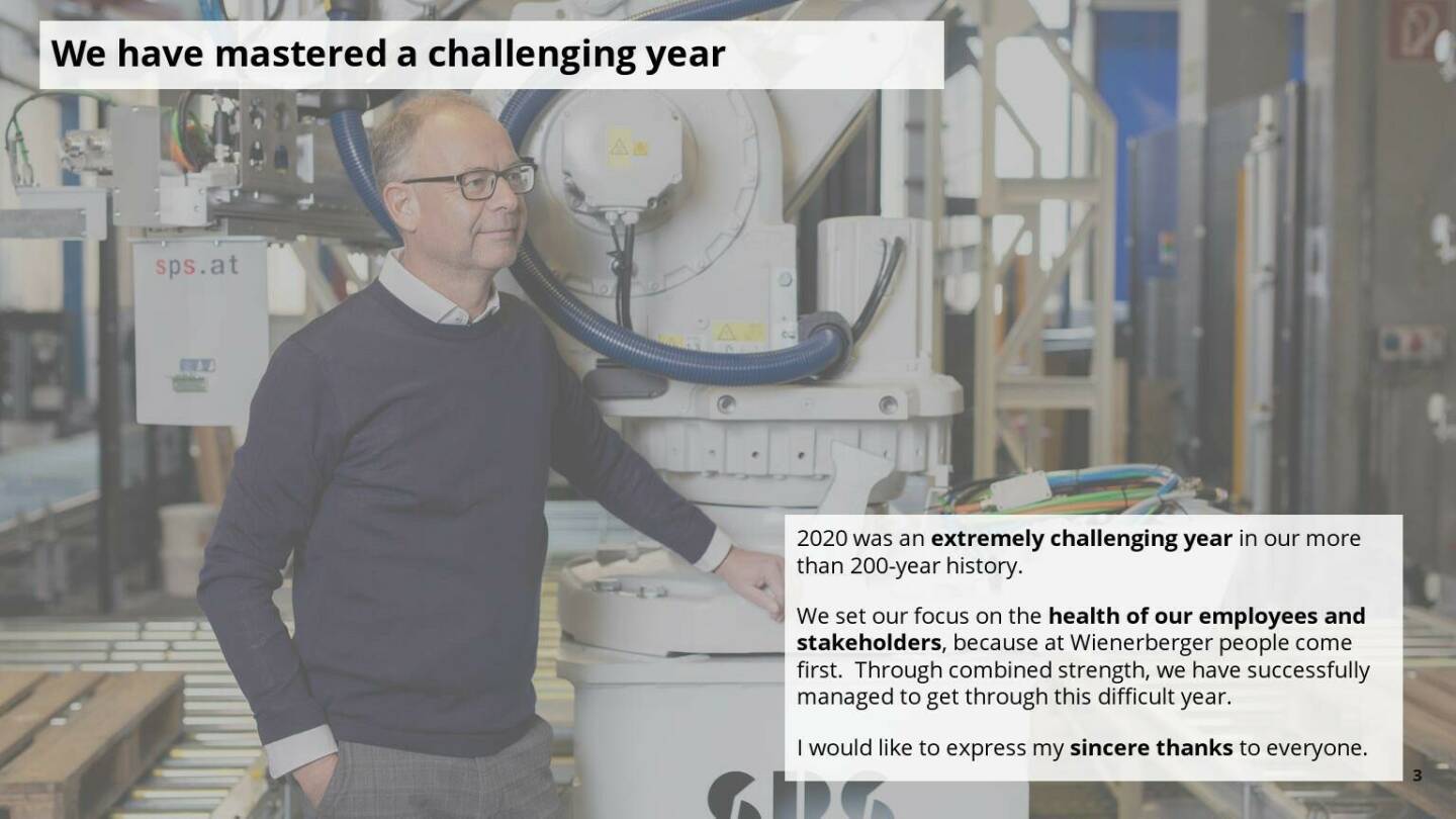 Wienerberger - We have mastered a challenging year