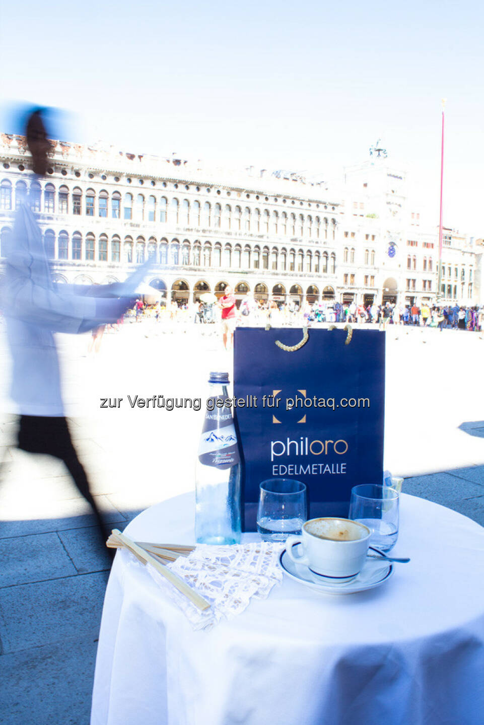 Venedig, Markusplatz, Philoro Sackerl