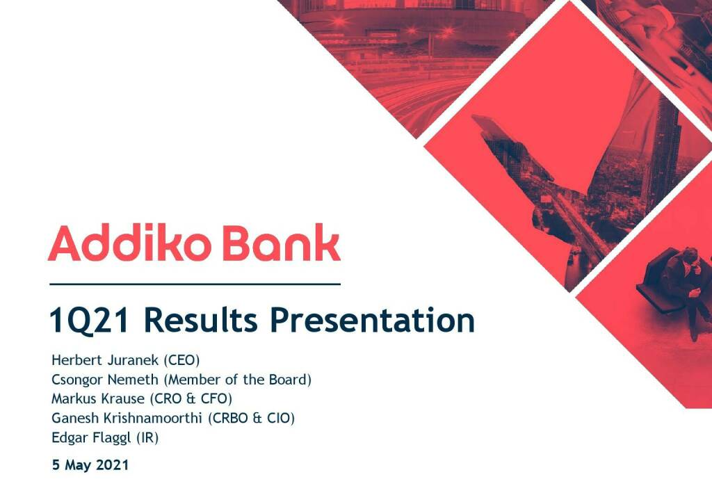 Addiko - 1Q21 Results Presentation  (11.05.2021) 