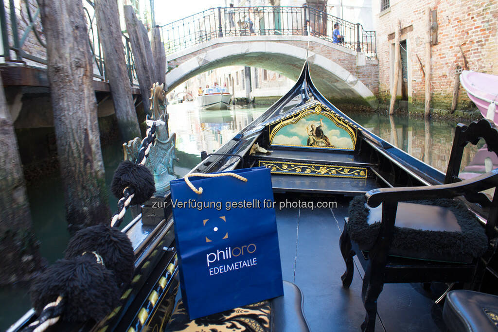 Venedig, Brücke, Gondel, Philoro Sackerl, © Nina Krist (Philoro) (05.08.2013) 