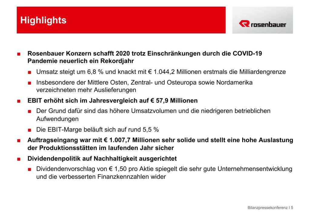 Rosenbauer - Highlights  (18.05.2021) 