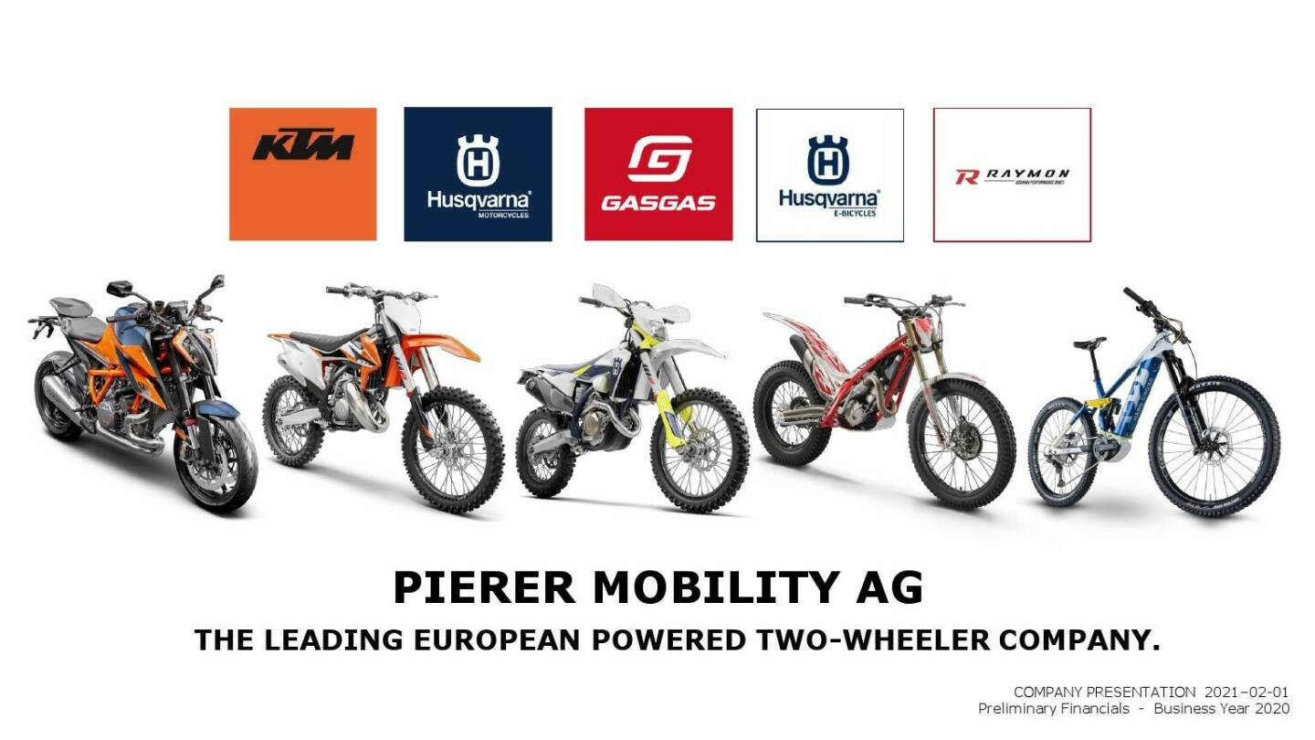 Pierer Mobility - The leading european powered two-wheeler company