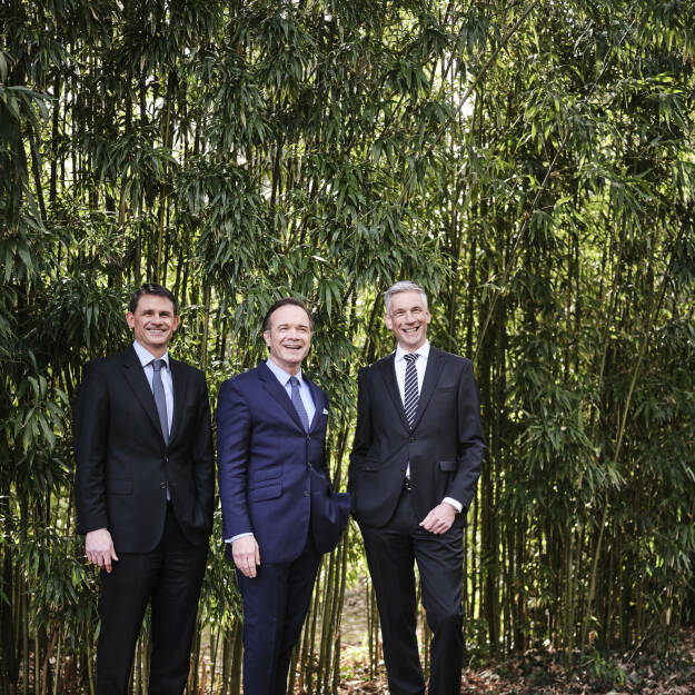 UBM Development AG: Patric Thate (CFO), Thomas G. Winkler (CEO), Martin Löcker (COO); Credit: Philipp Horak, © Aussender (25.05.2021) 