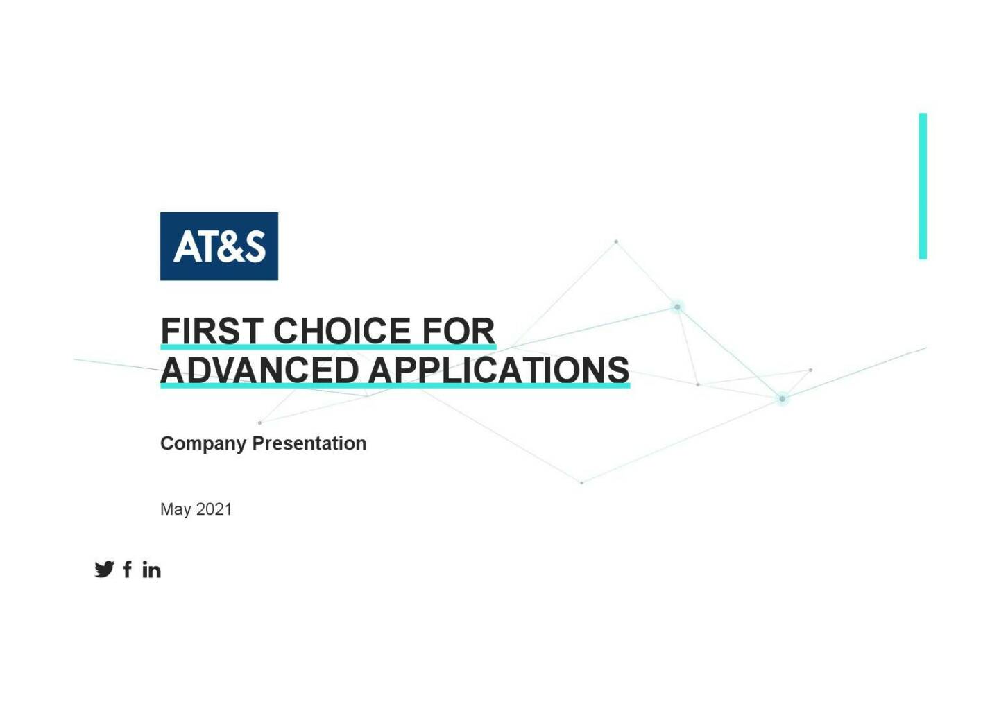 AT&S - First choice for advanced applications