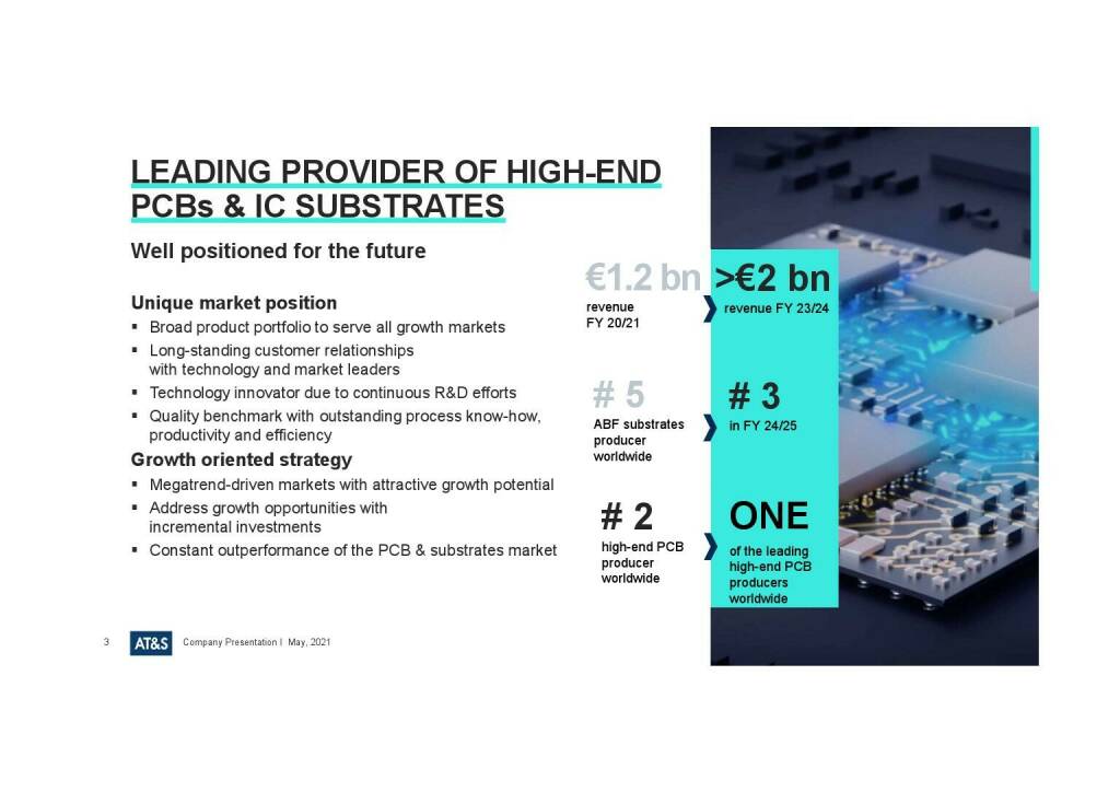 AT&S - Leading provider of high-end PCBs & IC substrates (27.05.2021) 