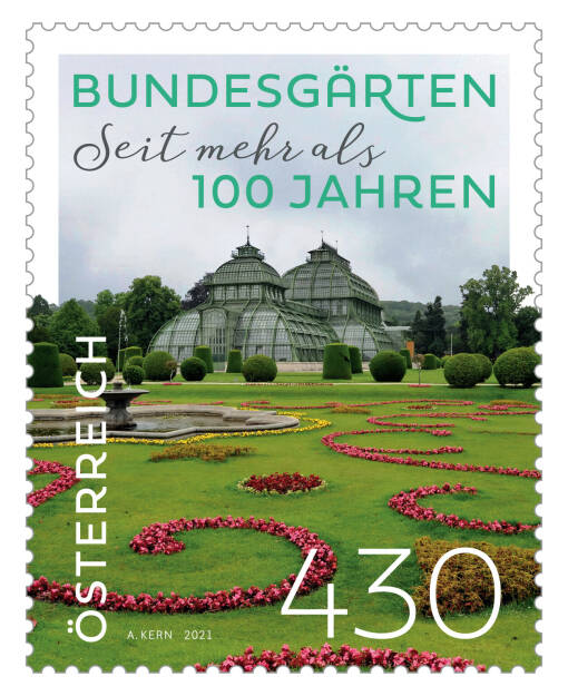 Österreichische Post AG: Duftende Sondermarke für die Österreichischen Bundesgärten, Credit: Österreichische Post, © Aussender (31.05.2021) 