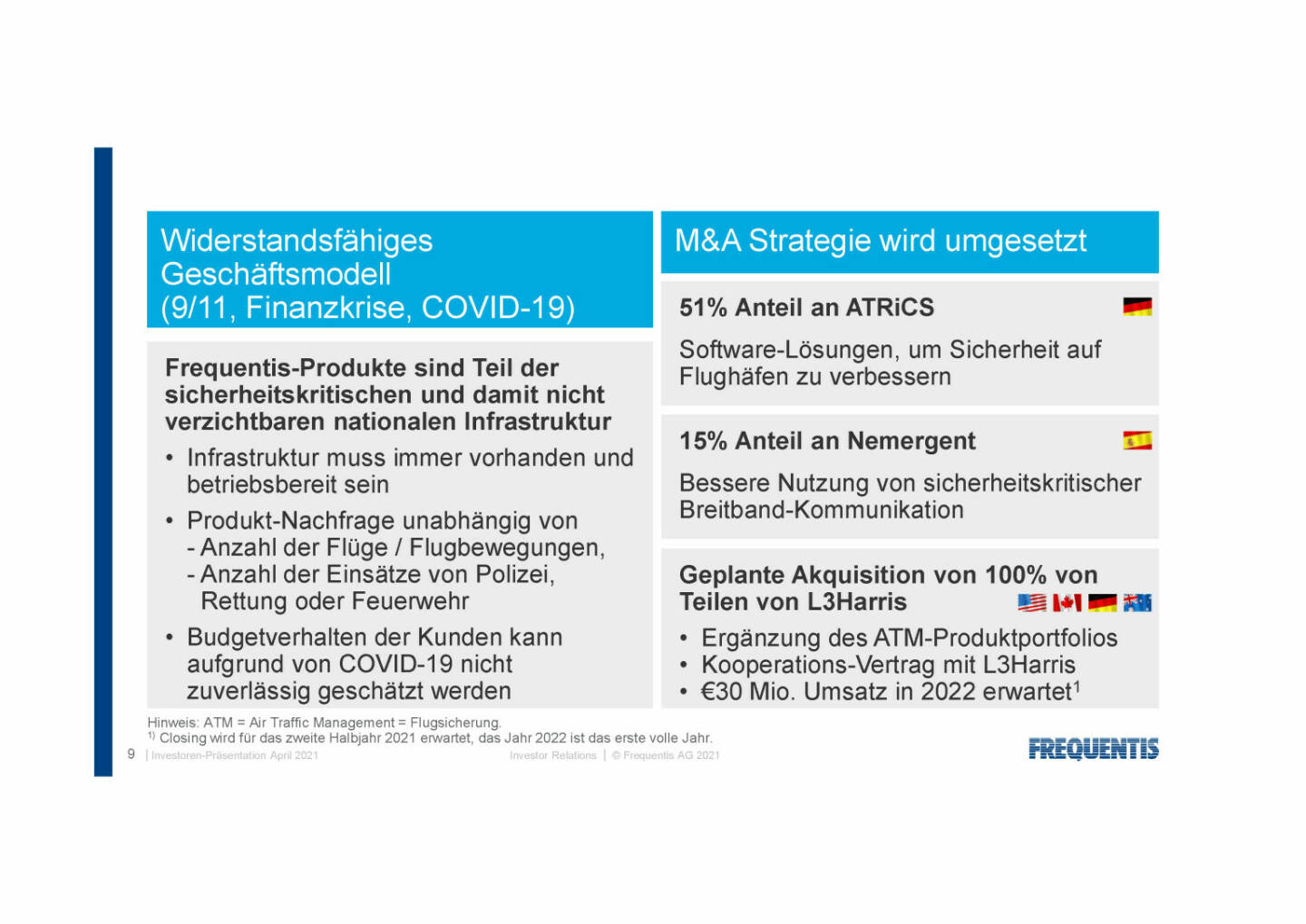 Frequentis - Widerstandsfähiges Geschäftsmodell