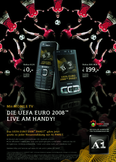 A1 Telekom Austria - Sport Woche Anzeigen Euro 2008 (06.06.2021) 