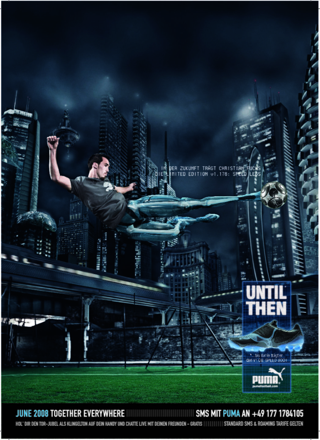 Puma, Christian Fuchs - Sport Woche Anzeigen Euro 2008