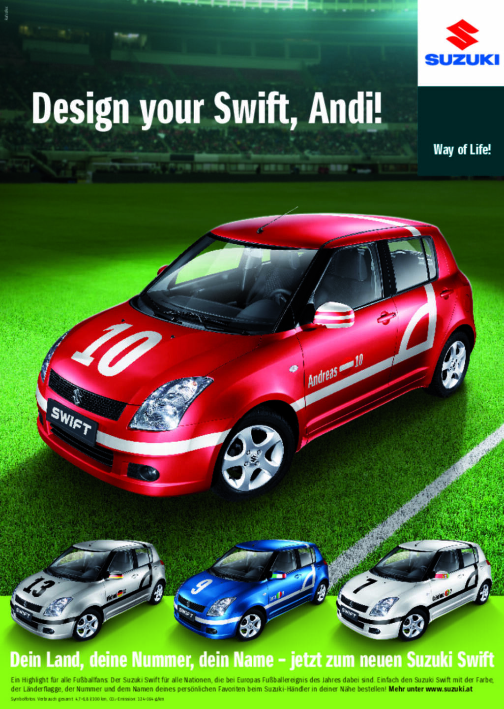 Suzuki - Sport Woche Anzeigen Euro 2008