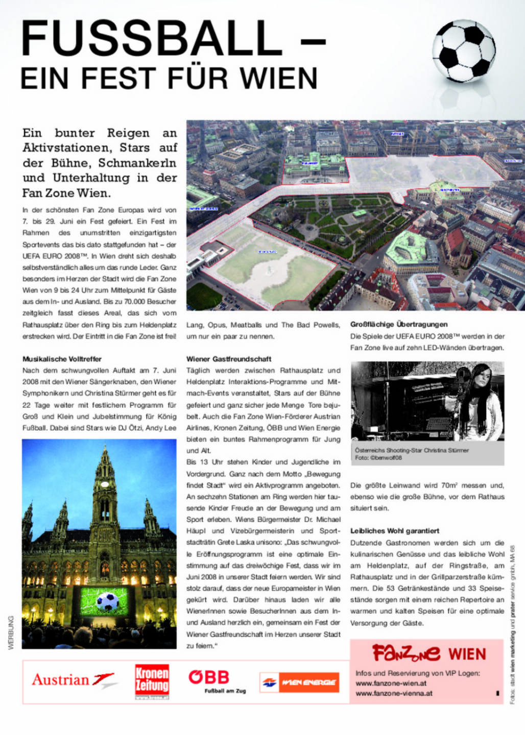 Stadt Wien - Sport Woche Anzeigen Euro 2008