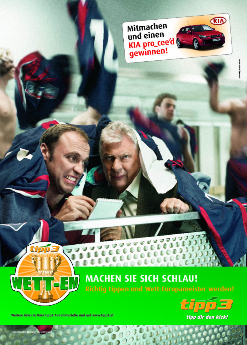tipp3, Adi und Edi - Sport Woche Anzeigen Euro 2008