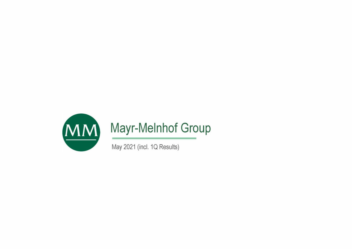 Mayr-Melnhof - May 2021