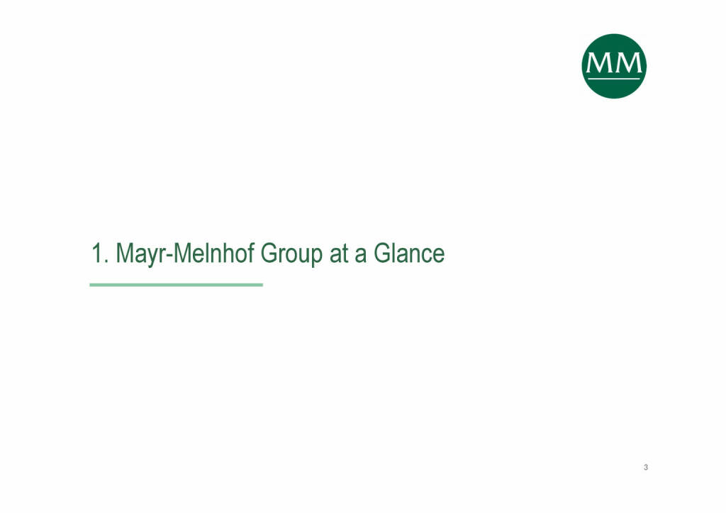 Mayr-Melnhof - Mayr-Melnhof Group at a Glance (07.06.2021) 