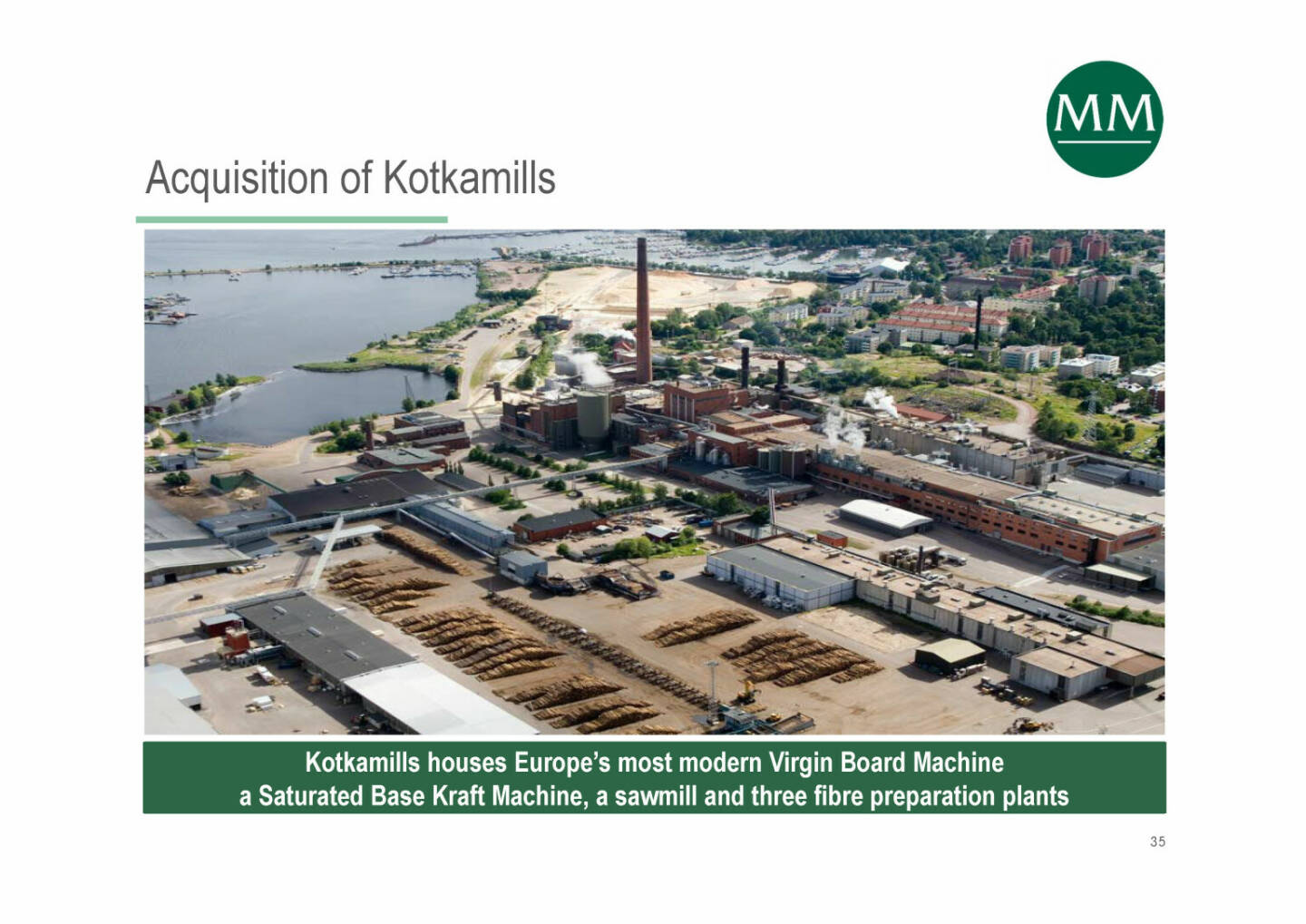 Mayr-Melnhof - Acquisition of Kotkamills